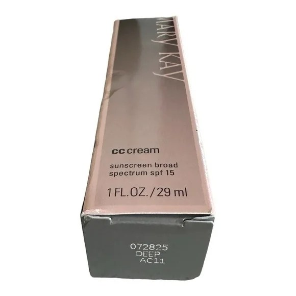 Mary Kay CC Cream SPF 15 Makeup Foundation Face Cream DEEP NIB - Picture 8 of 8